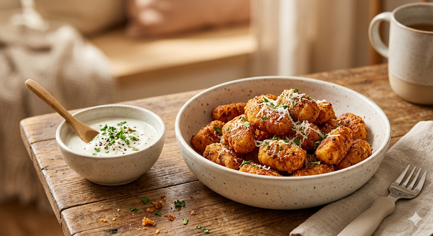 Knusper-Gnocchi mit Dip